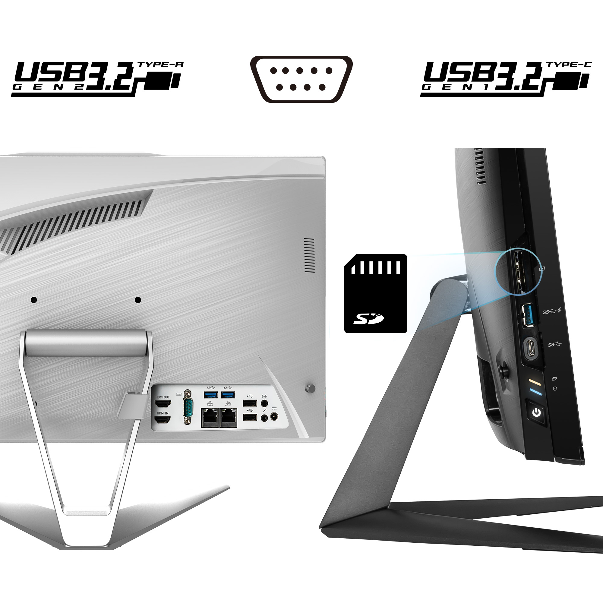 MSI All-in-One Computer PRO AP222T 13M-004US Intel Core i5-13400
